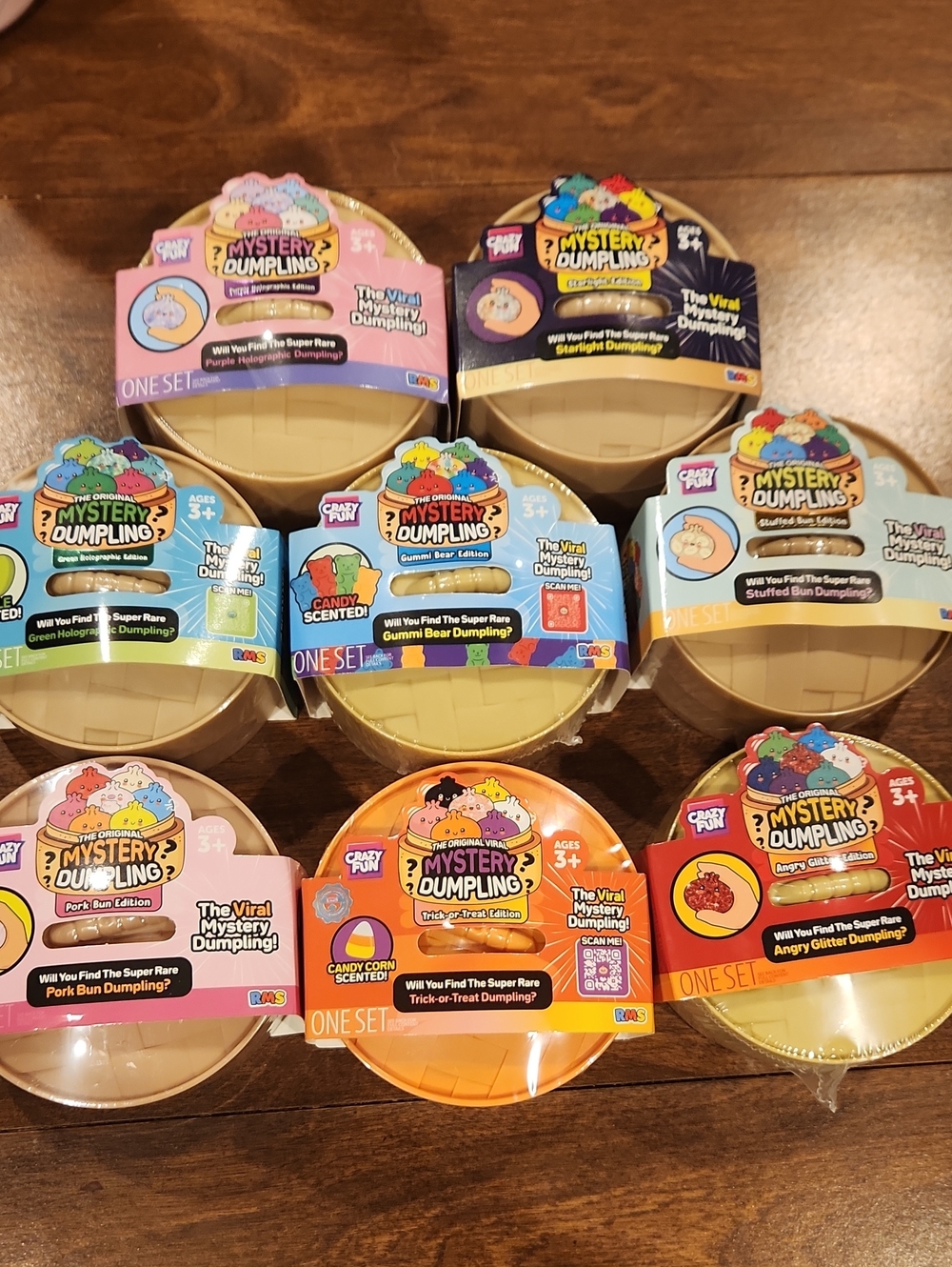 RMS Crazy Fun Mystery Dumpling Party Pack - Lot Of 8 (See Pic)